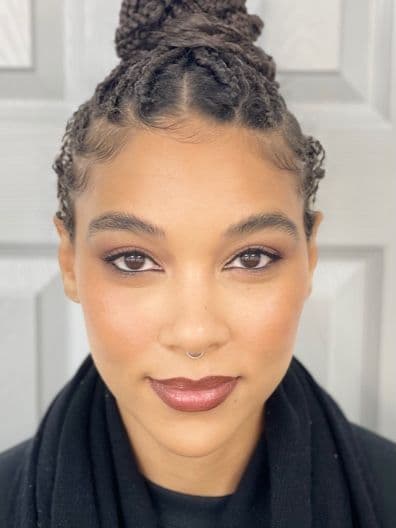 Joan Chell's 'Paradise' makeup look for Fig.
