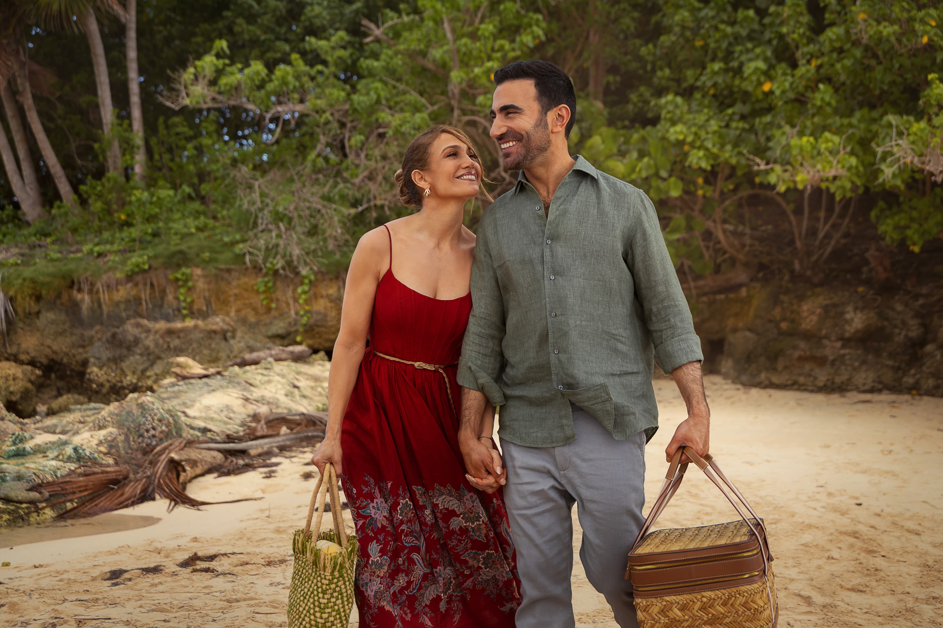 Jennifer Lopez and Brett Goldstein in "Office Romance."