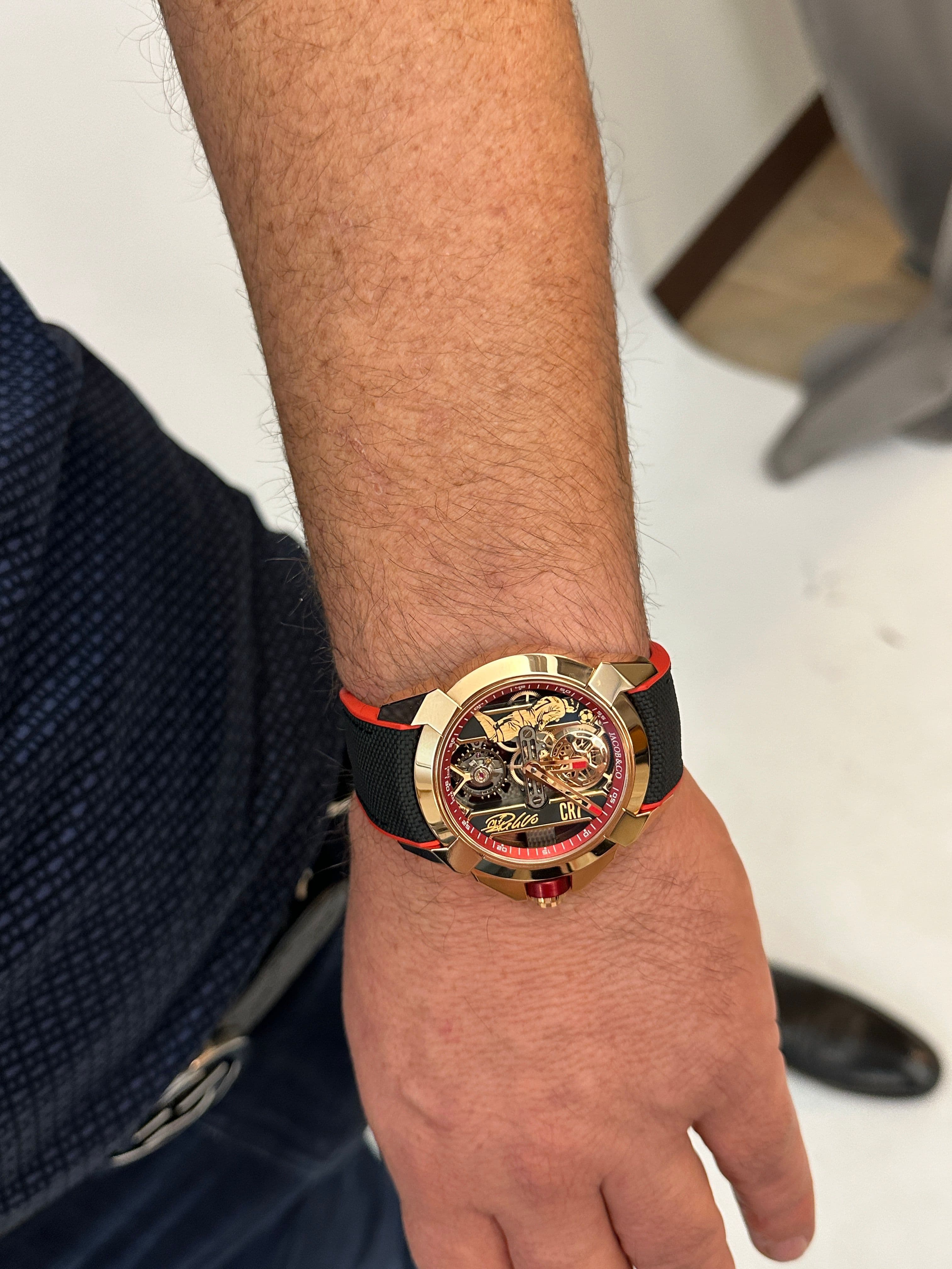 Uri's watch from Jacob & Co.