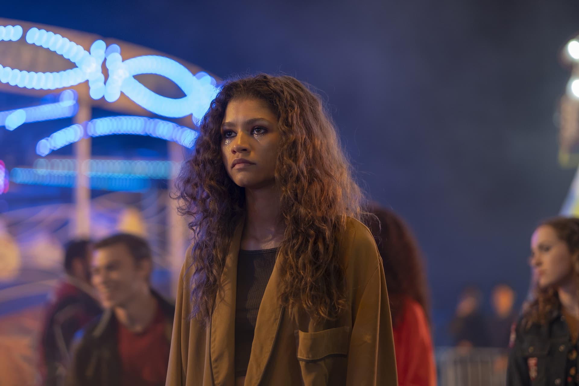 Zendaya in "Euphoria" season one.