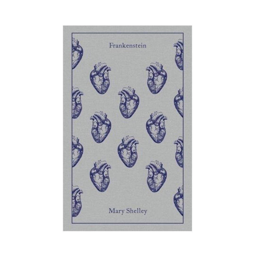 Special Edition Frankenstein Book with hearts on the cover