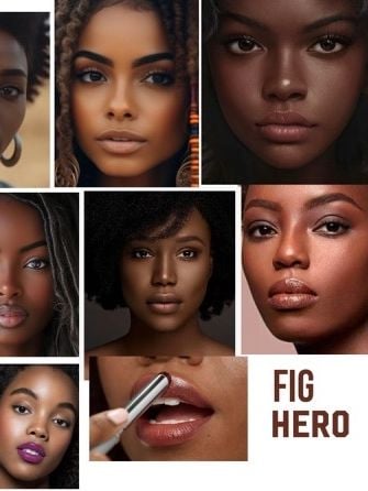 Joan Chell's everyday 'hero' makeup look for Fig.