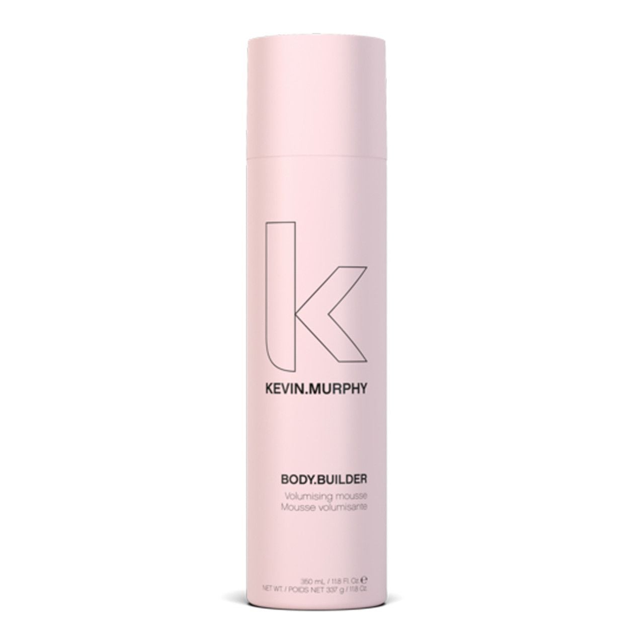 A bottle of Kevin Murphy Body Builder Volumizing Mousse against a white background 