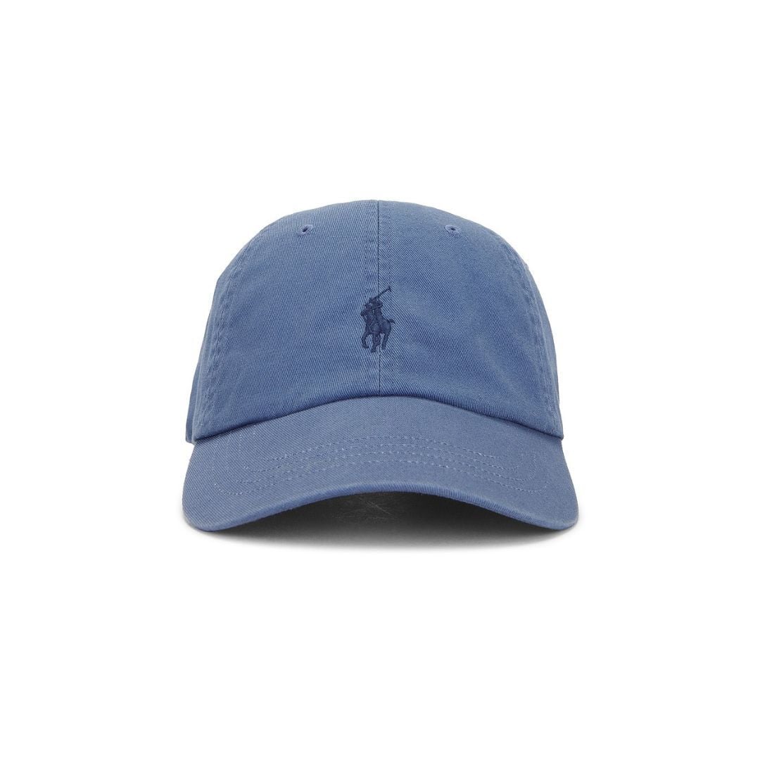 Navy blue Polo Ralph Lauren chino cap with logo