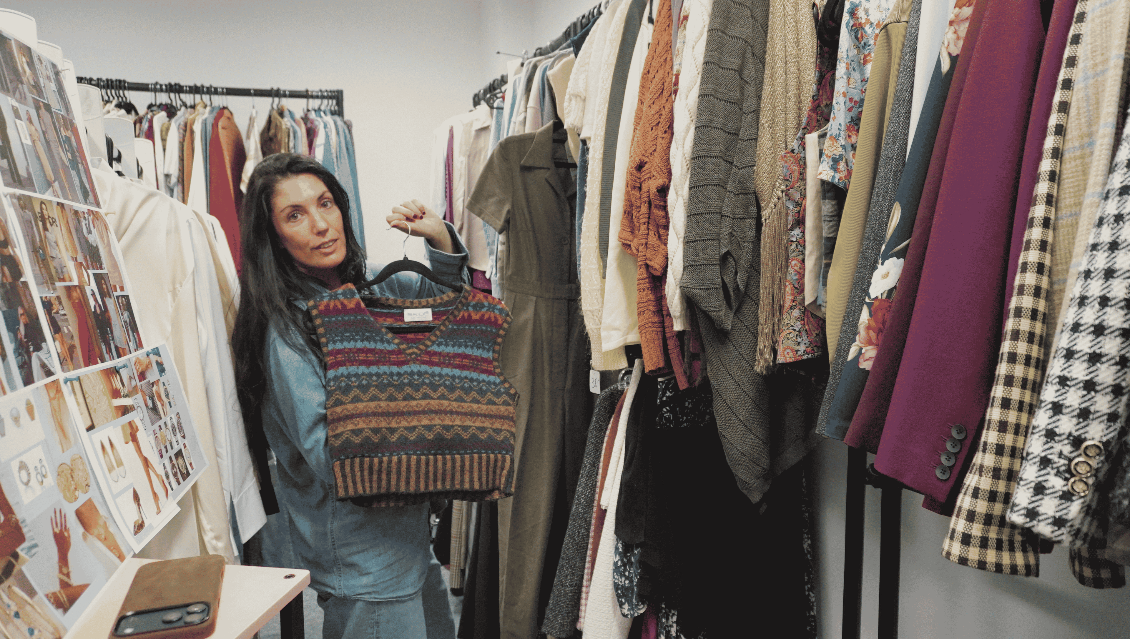 Loulou Bontemps in her studio.
