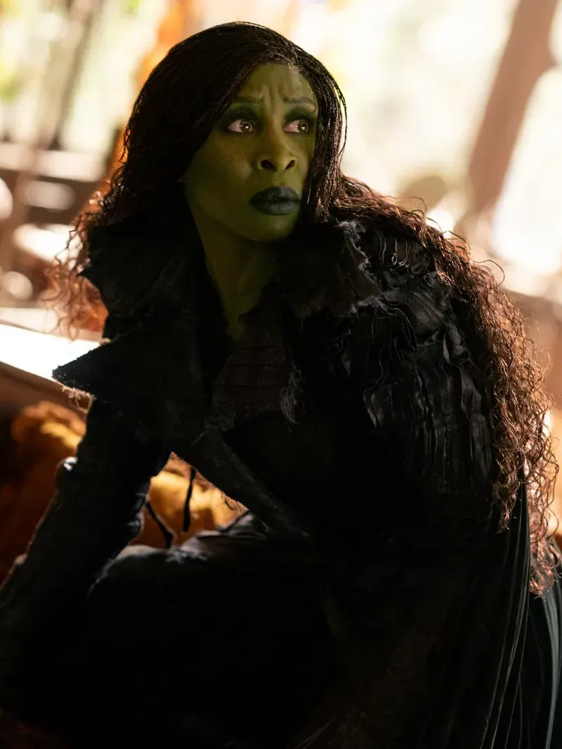 Cynthia Erivo as Elphaba in "Wicked: For Good." 