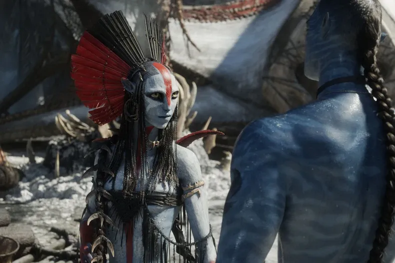 Oona Chaplin in “Avatar: Fire and Ash.” 