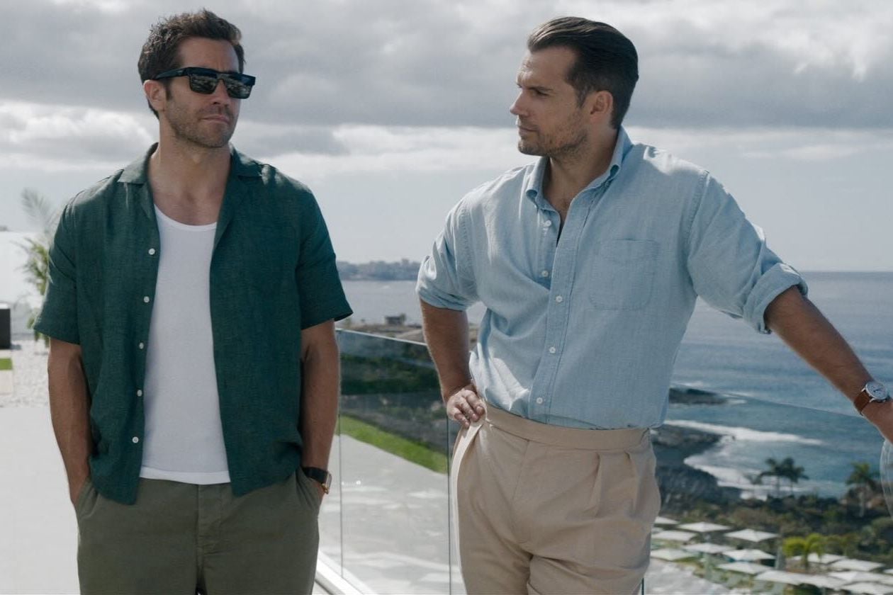 Jake Gyllenhaal and Henry Cavill in "In The Grey."