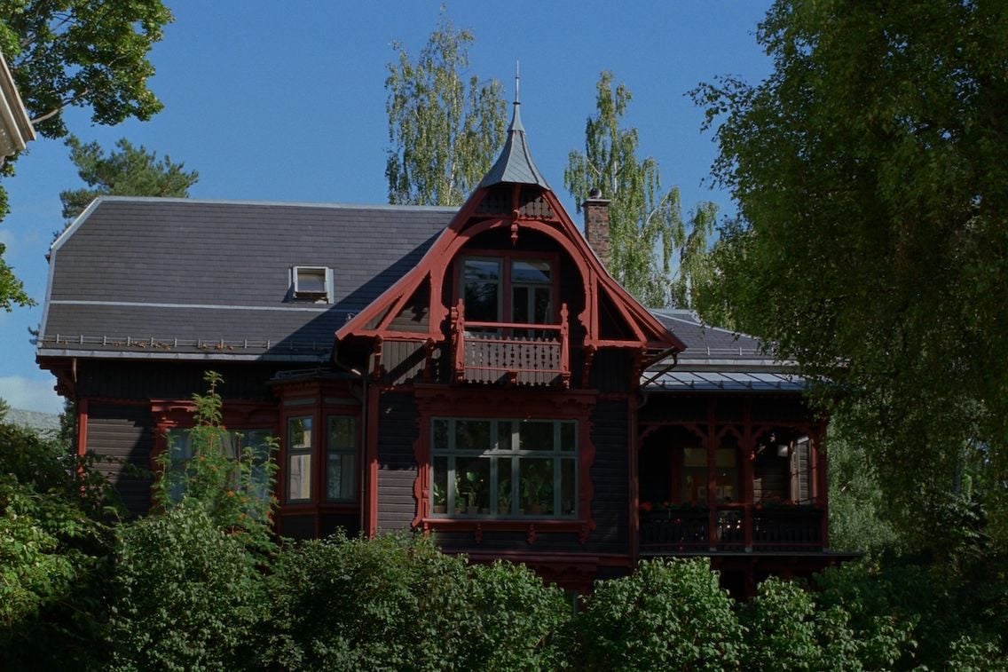 The house at the center of the film.