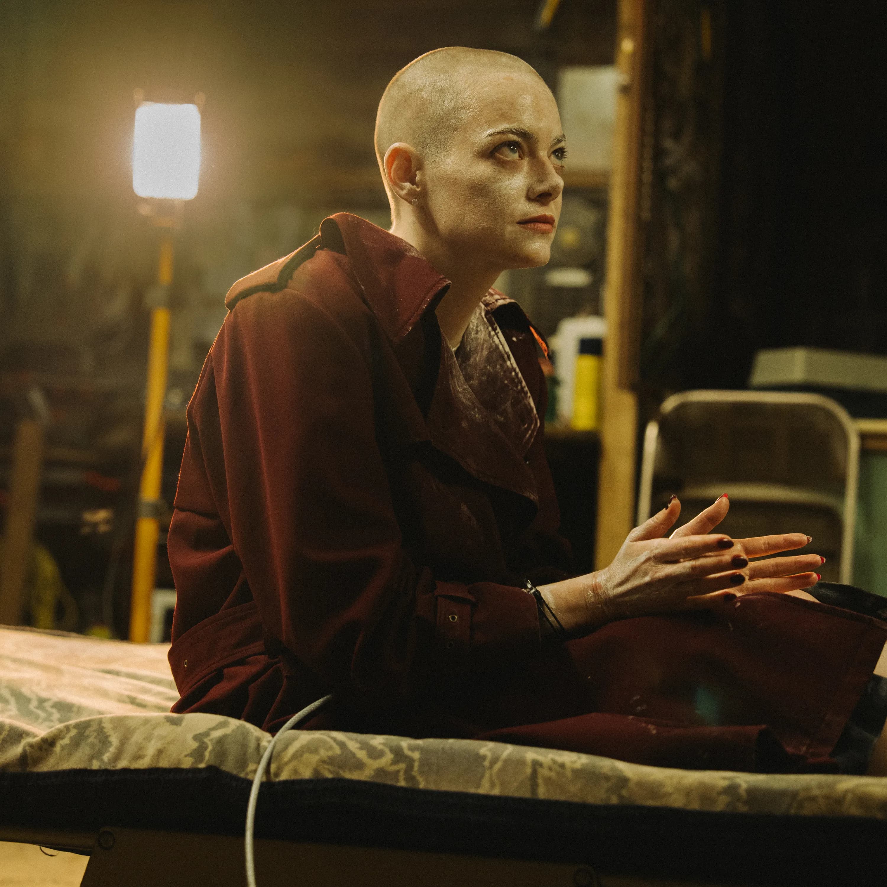 Emma Stone in "Bugonia."
