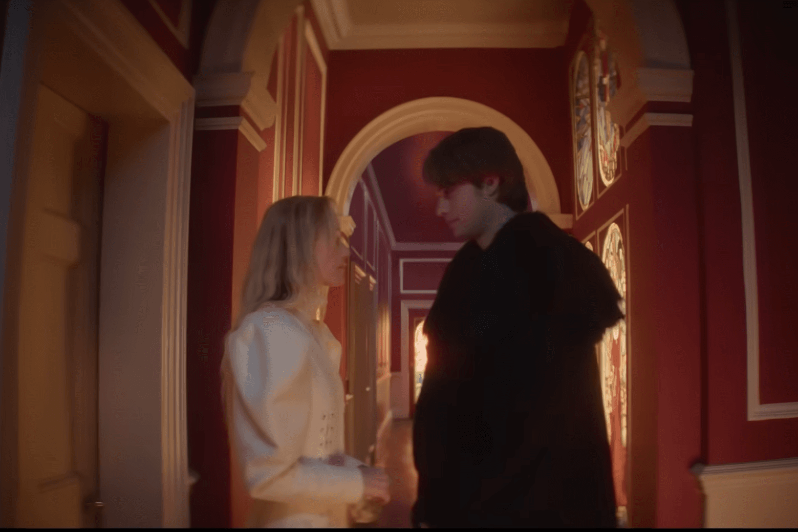 Maika Monroe and Nicholas Galitzine in "100 Nights of Hero".