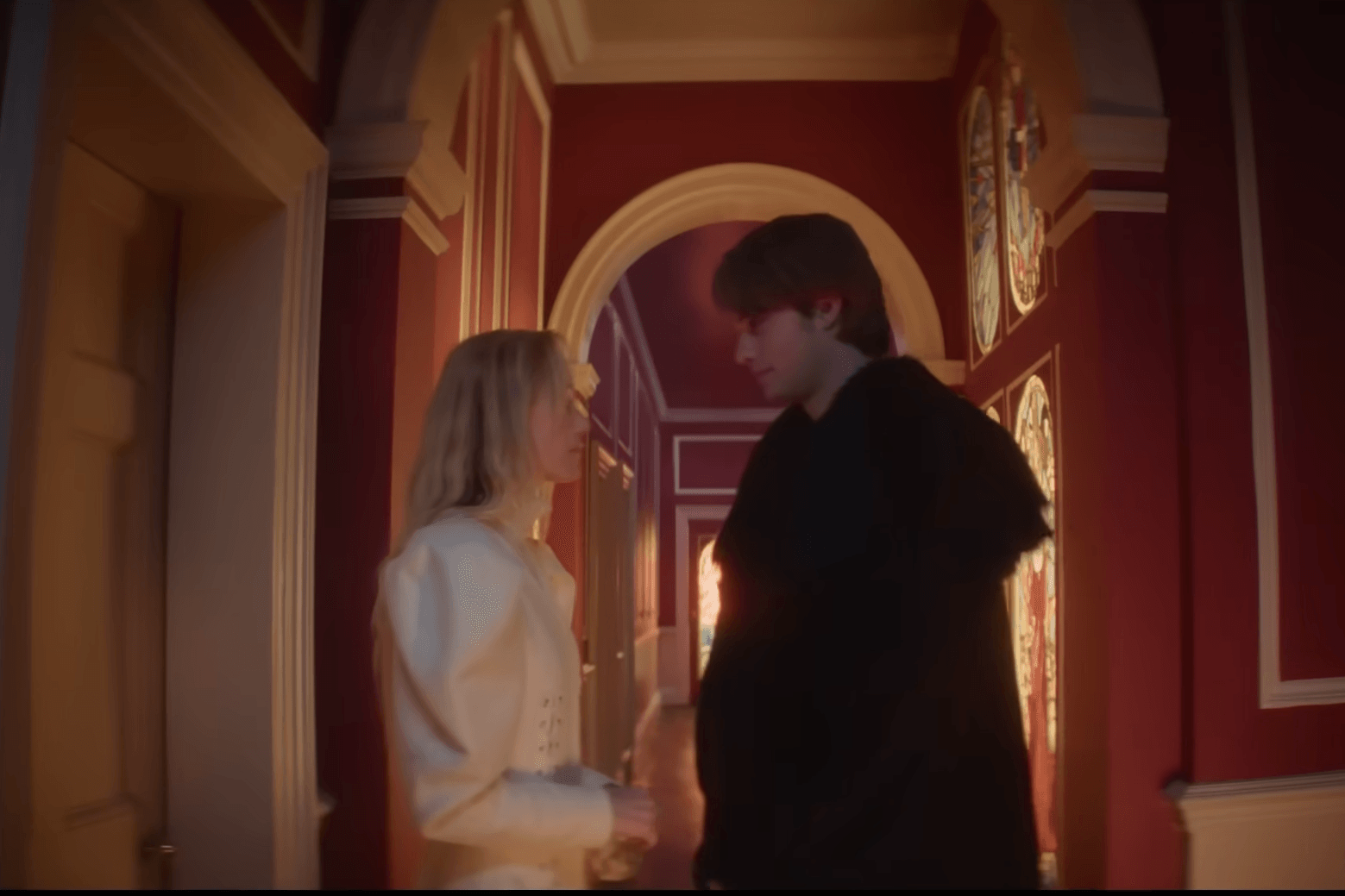 Maika Monroe and Nicholas Galitzine in "100 Nights of Hero".