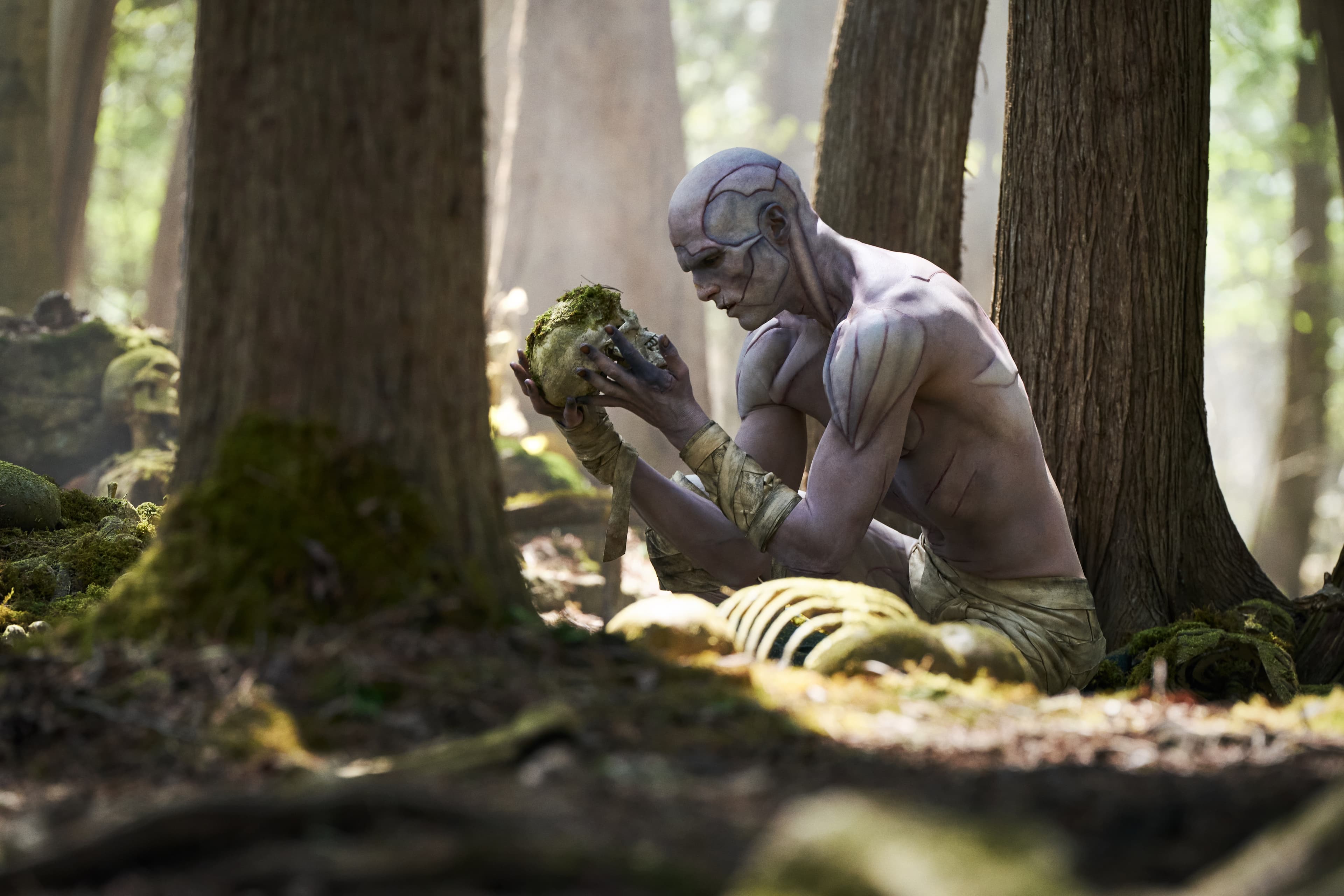 Jacob Elordi in "Frankenstein".