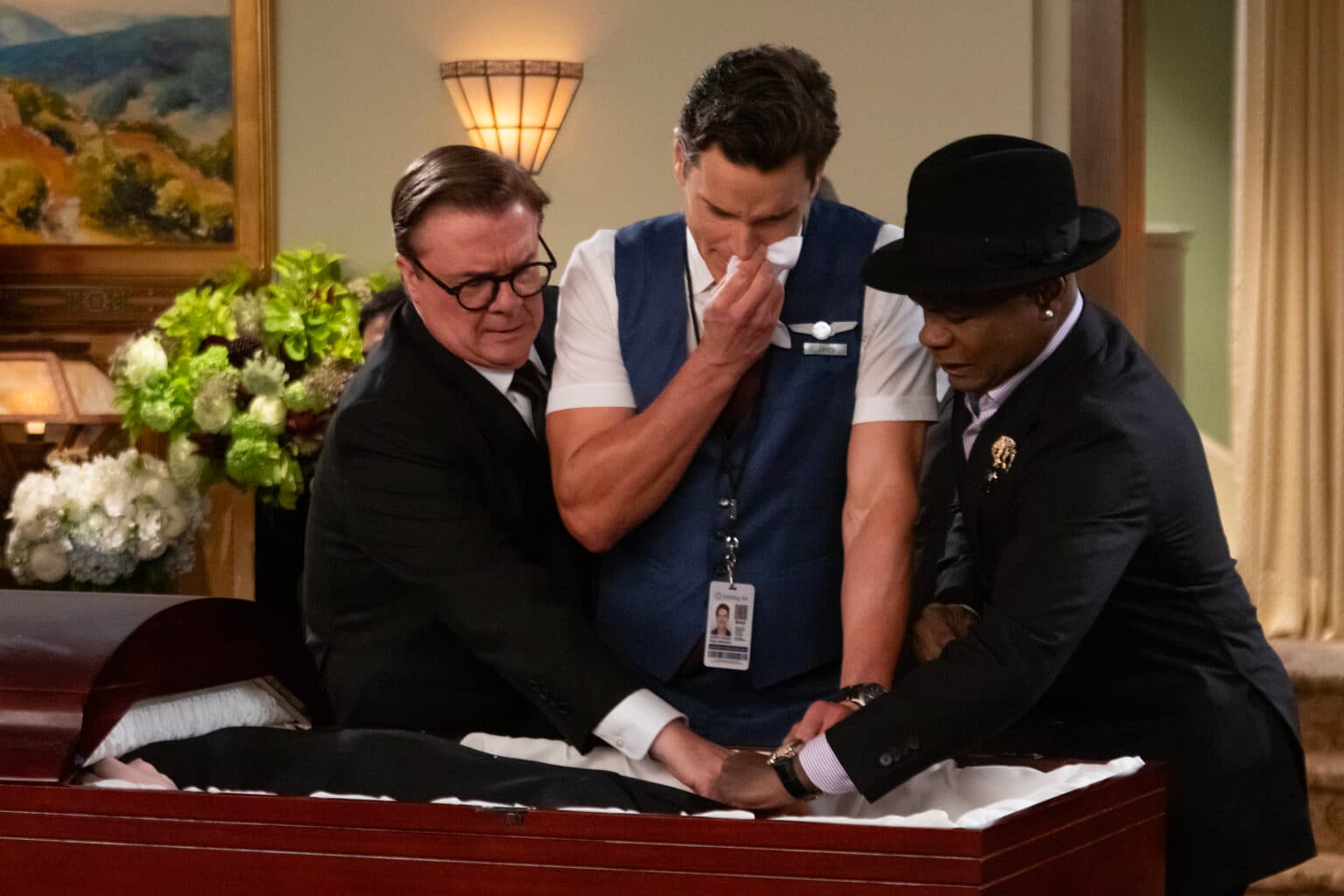 Nathan Lane, Matt Bomer, and Nathan Lee Graham in "Mid-Century Modern".