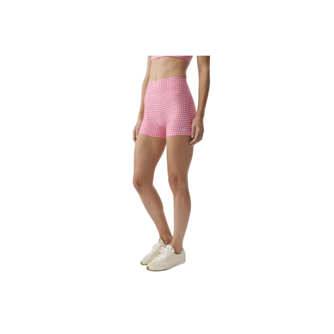 Alo 3" Airlift Gingham Shorts