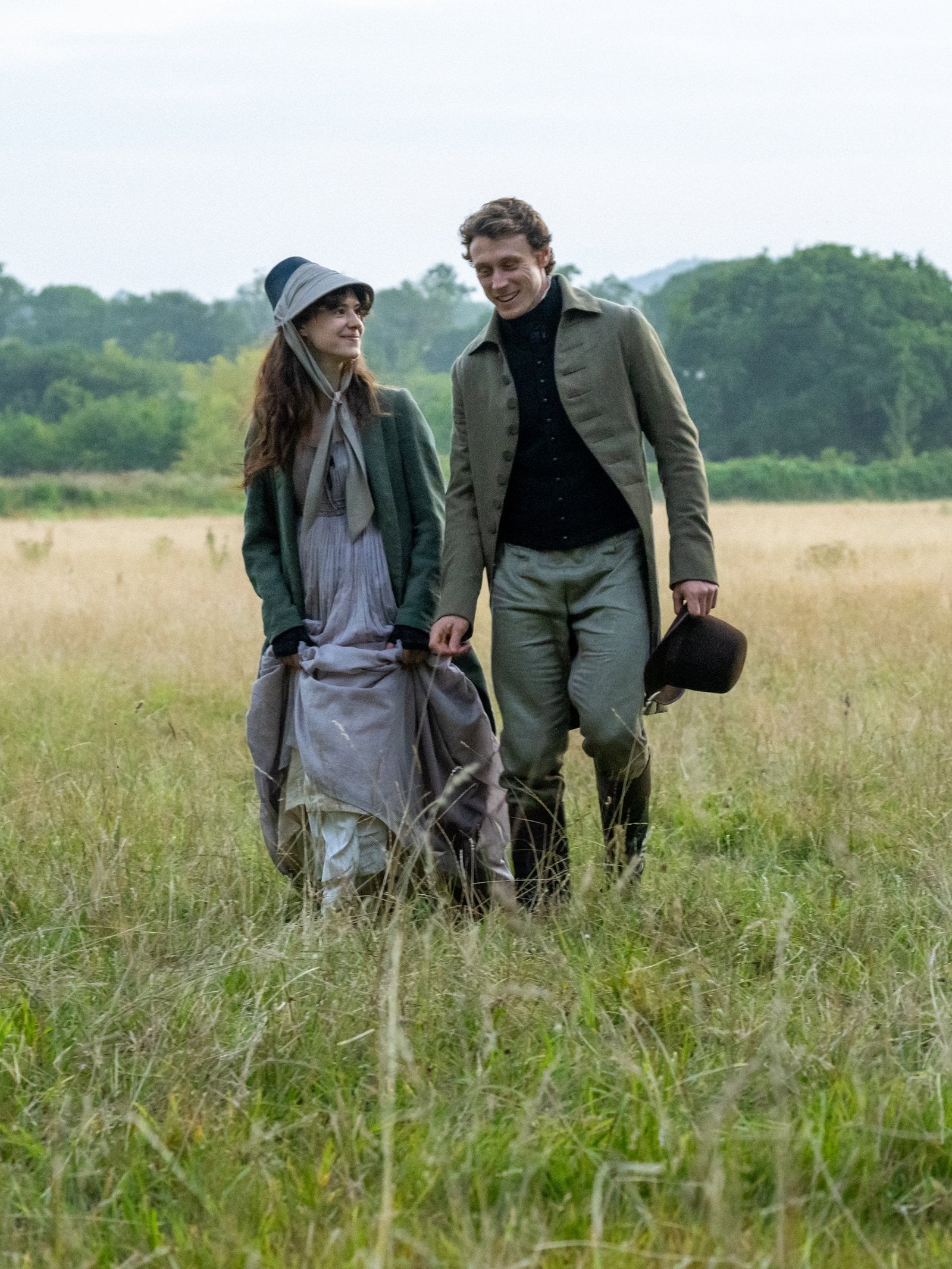 Daisy Edgar-Jones and George MacKay in "Sense and Sensibility."