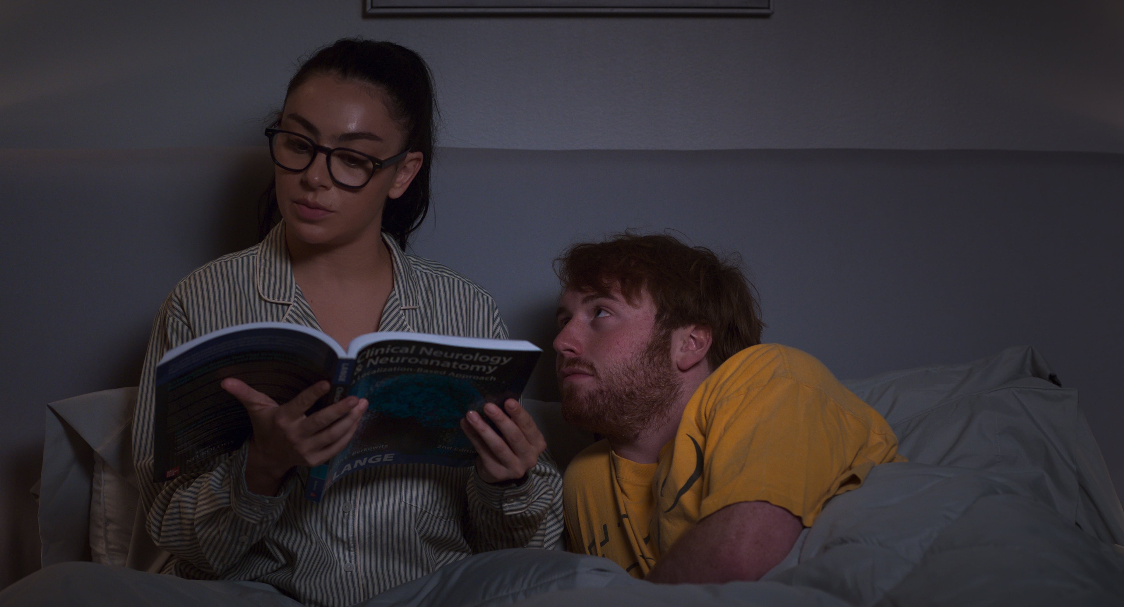 Charli xcx and Cooper Hoffman in "I Want Your Sex."