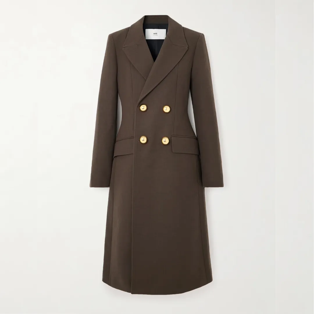 Ami Paris Double-breasted wool coat