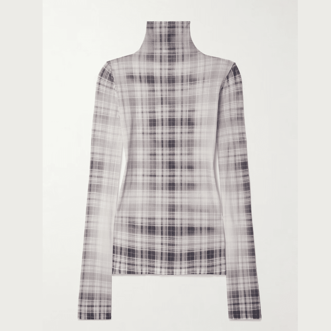 Acne Studios Checked turtleneck top