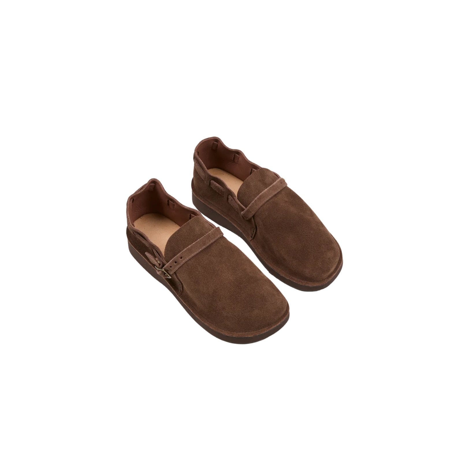 Aurora for Drake's Middle English Brown Roughout Leather Shoe