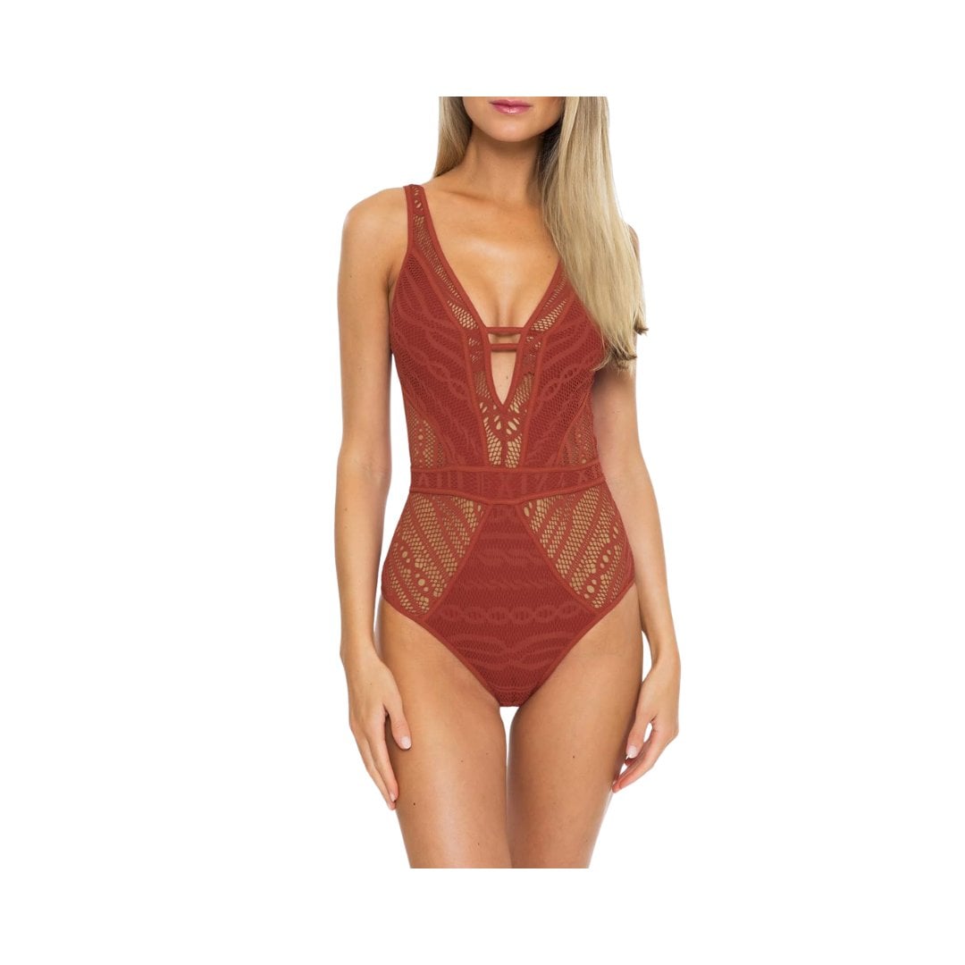 Becca Crochet show and tell plunge one piece