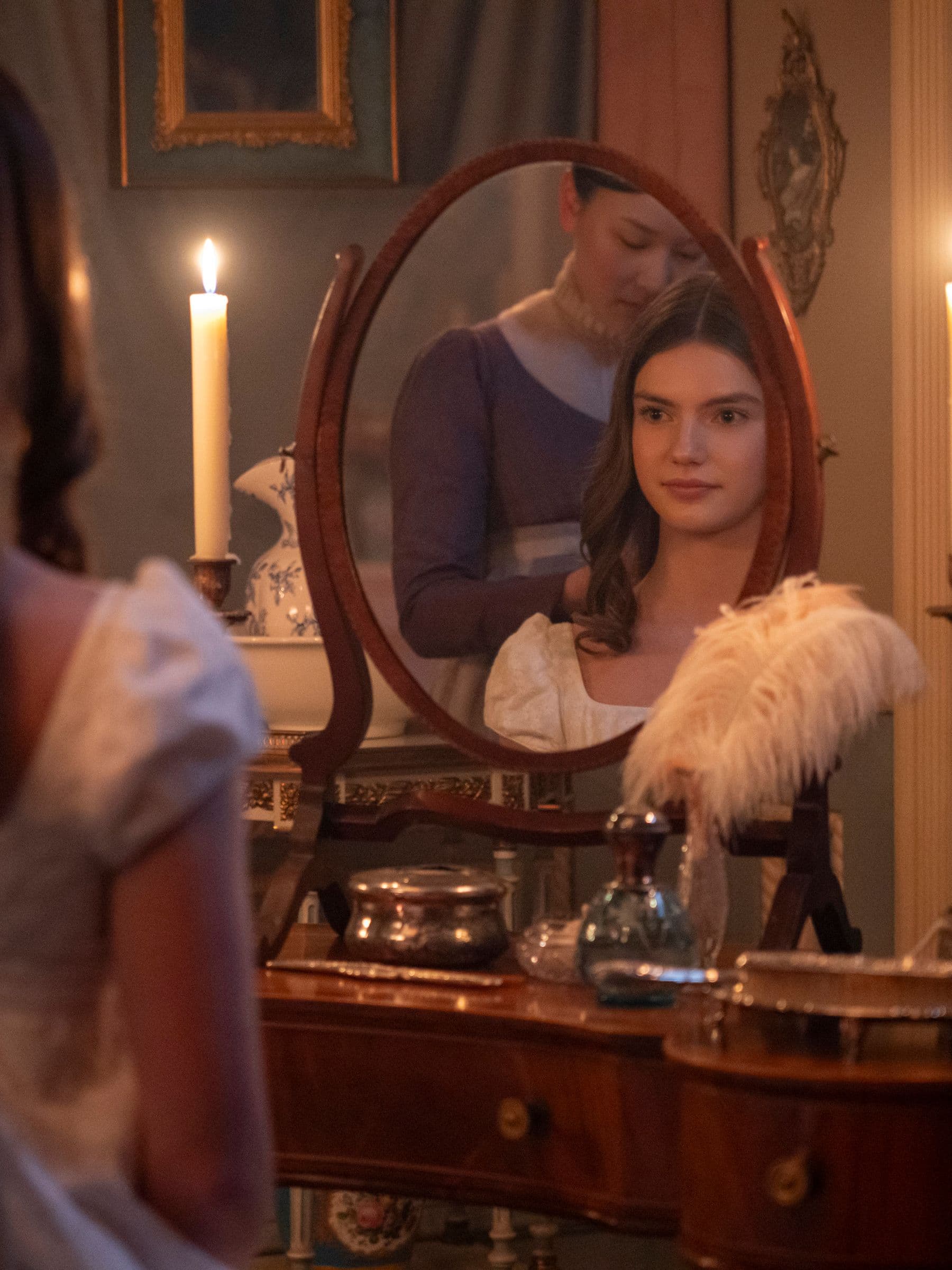 Florence Hunt in "Bridgerton" season four.