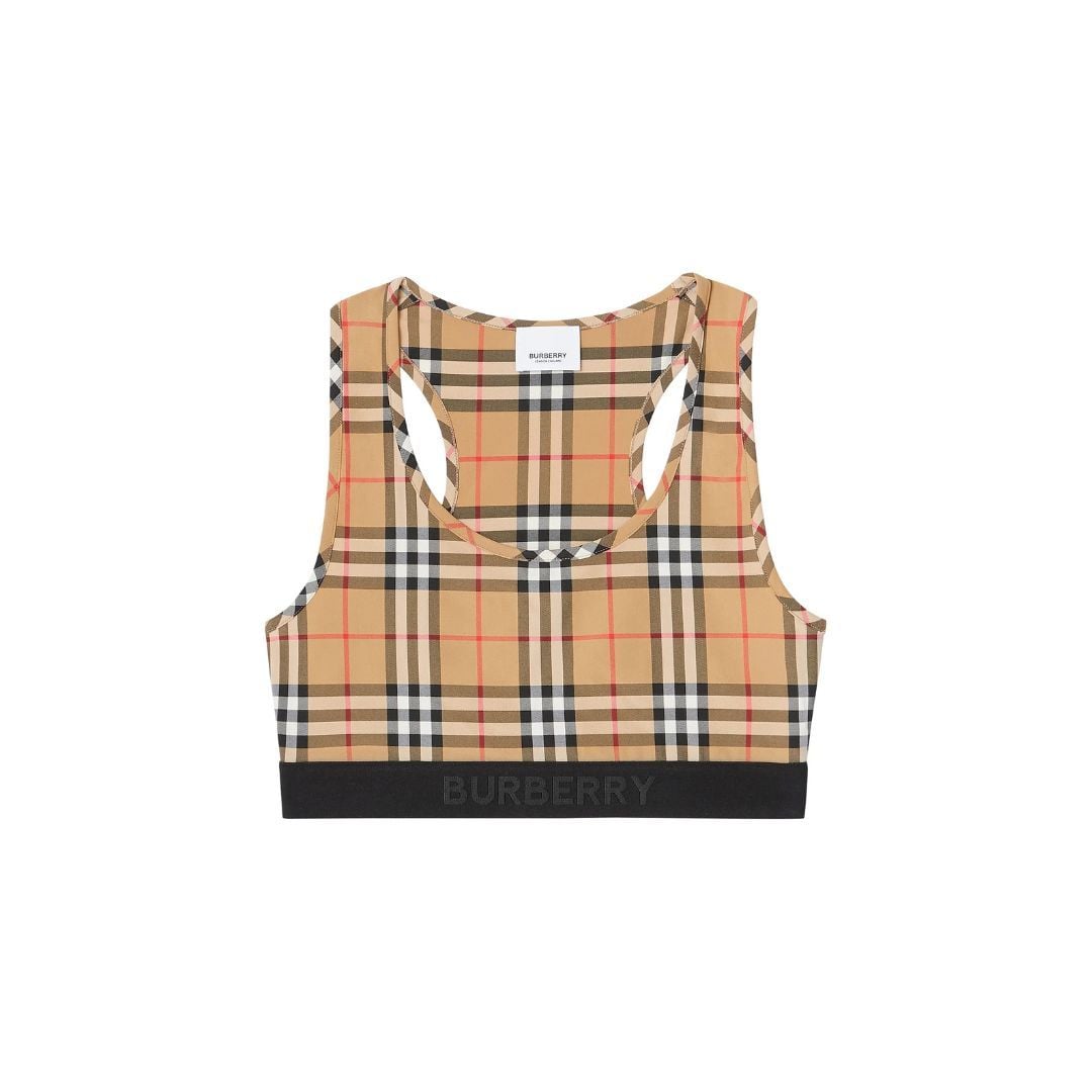 Burberry Check Sports Bra