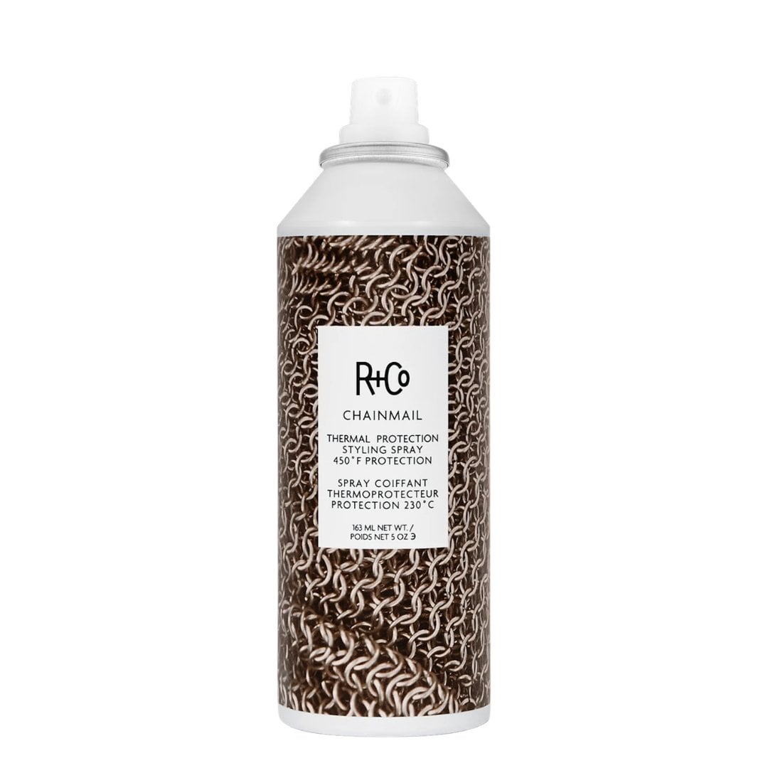 R+CO CHAINMAIL Thermal Protection Styling Spray 450°F Protection