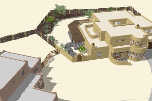 Denise Pizzini's concept art for Carol's Albuquerque home.
