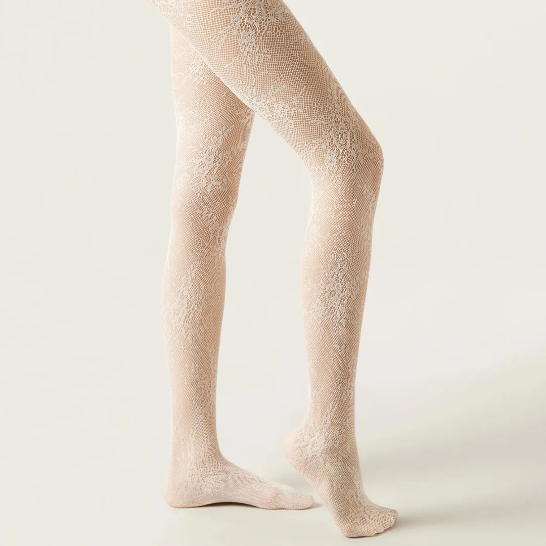 Calzedonia Floral Fishnet Tights
