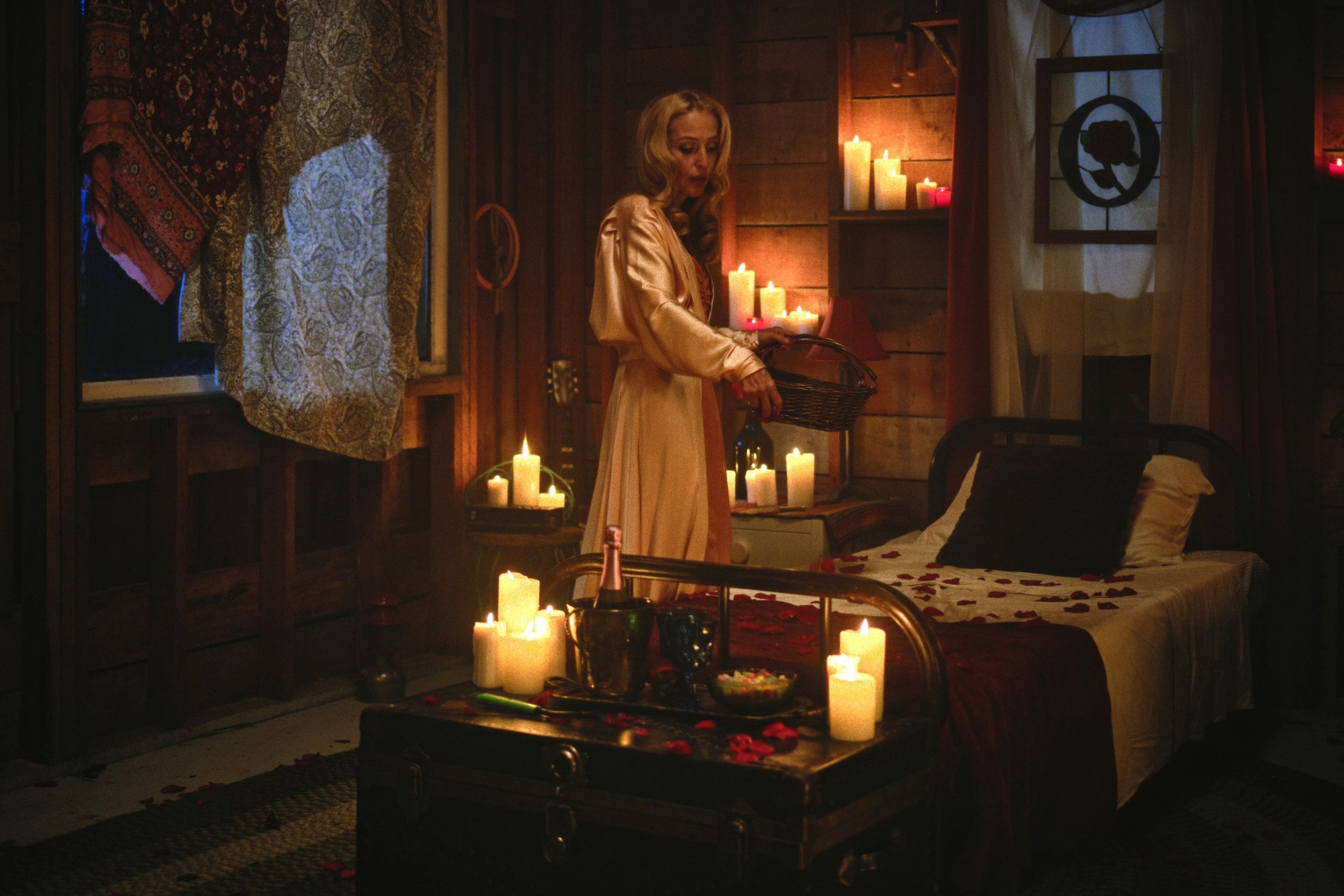 Gillian Anderson in "Teenage Sex and Death At Camp Miasma."