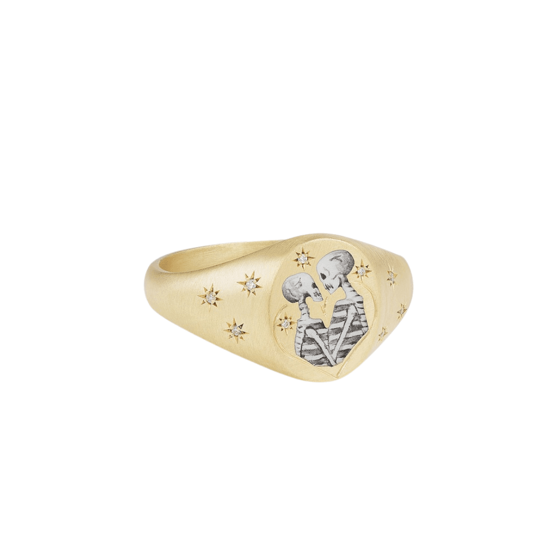 Cece Skeleton Lovers Ring
