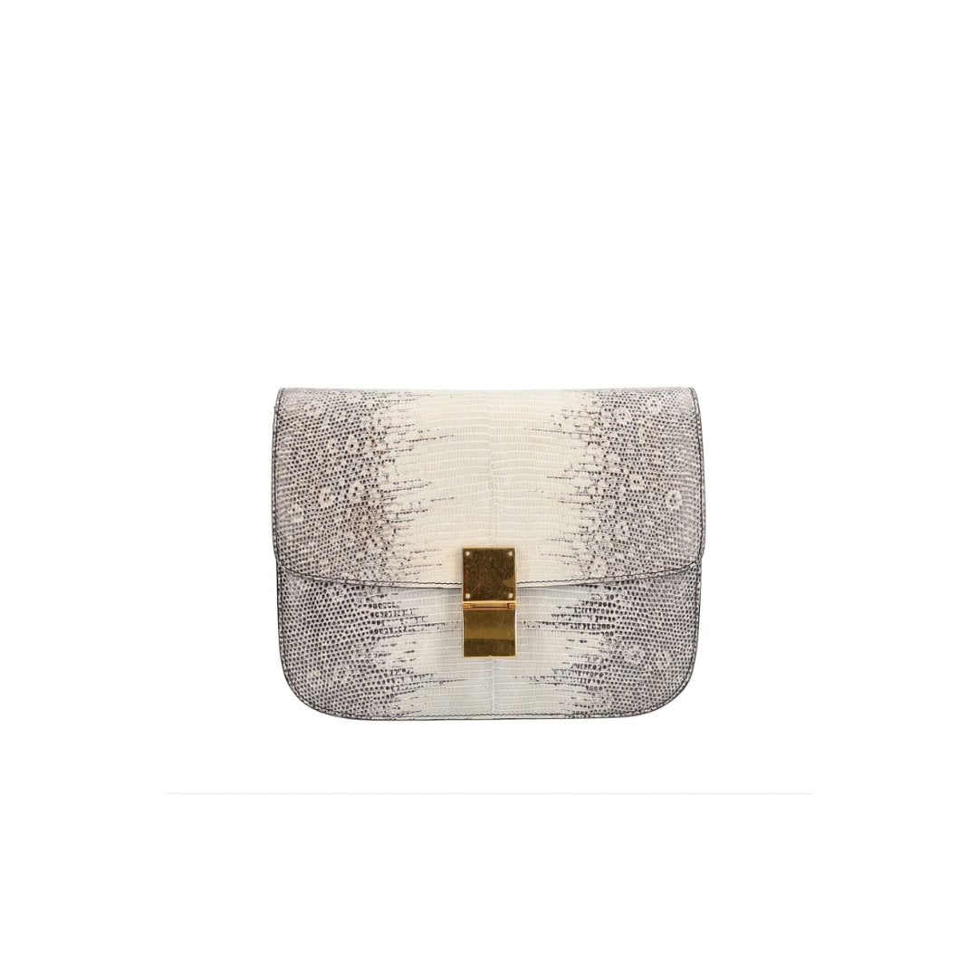 Celine Lizard Classic Box Bog