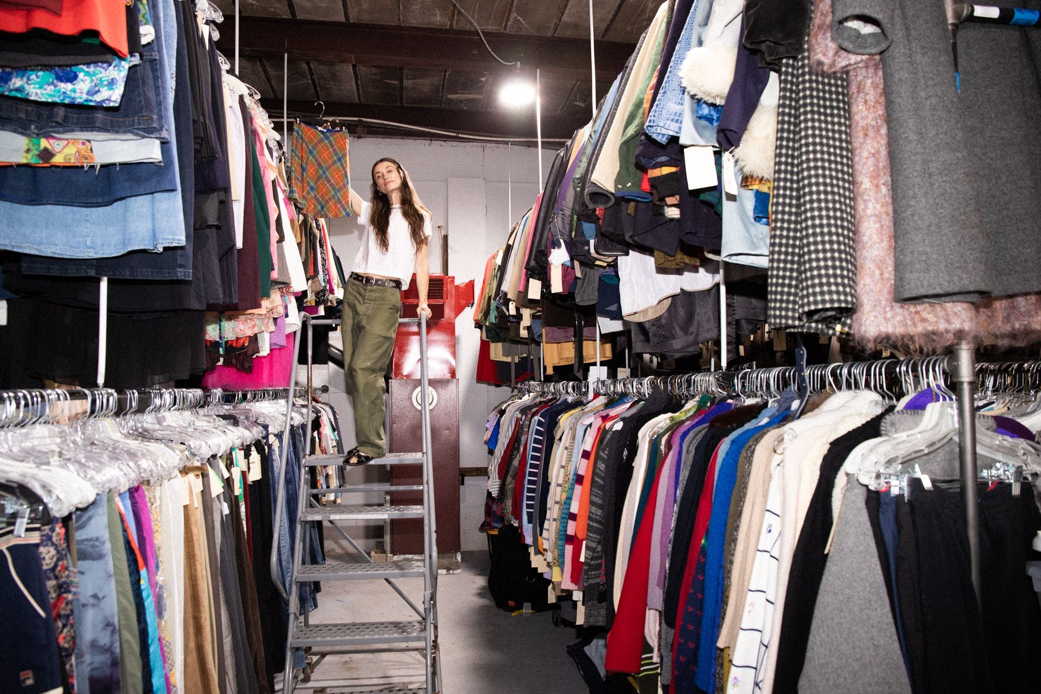 Katina Danbassis at her vintage shop Barracuda.