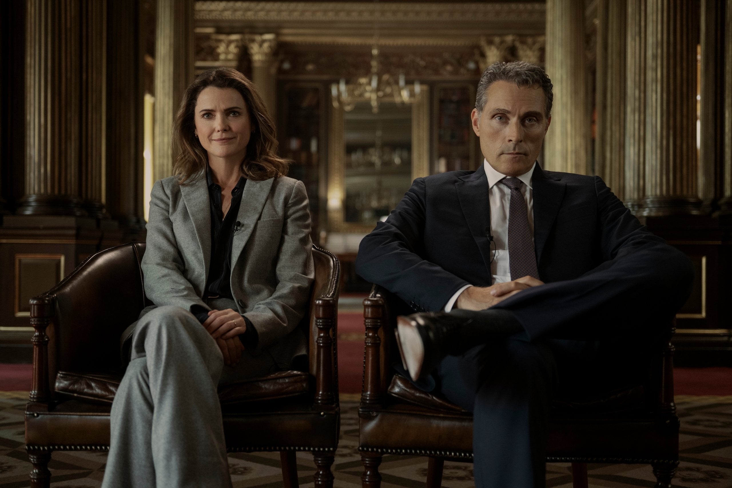 Rufus Sewell as Hal Wyler in season three of "The Diplomat."