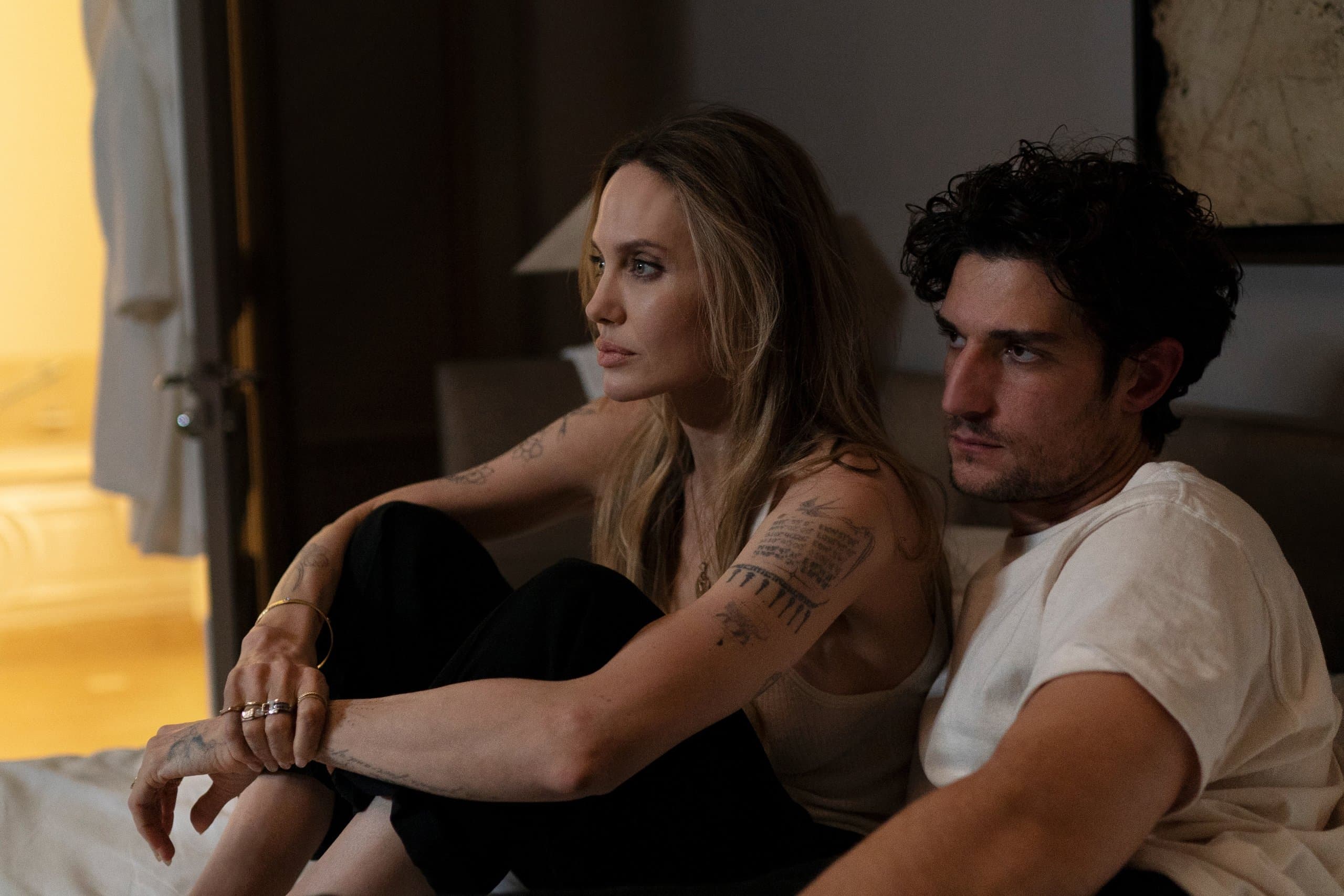 Louis Garrel and Angelina Jolie in "Couture."