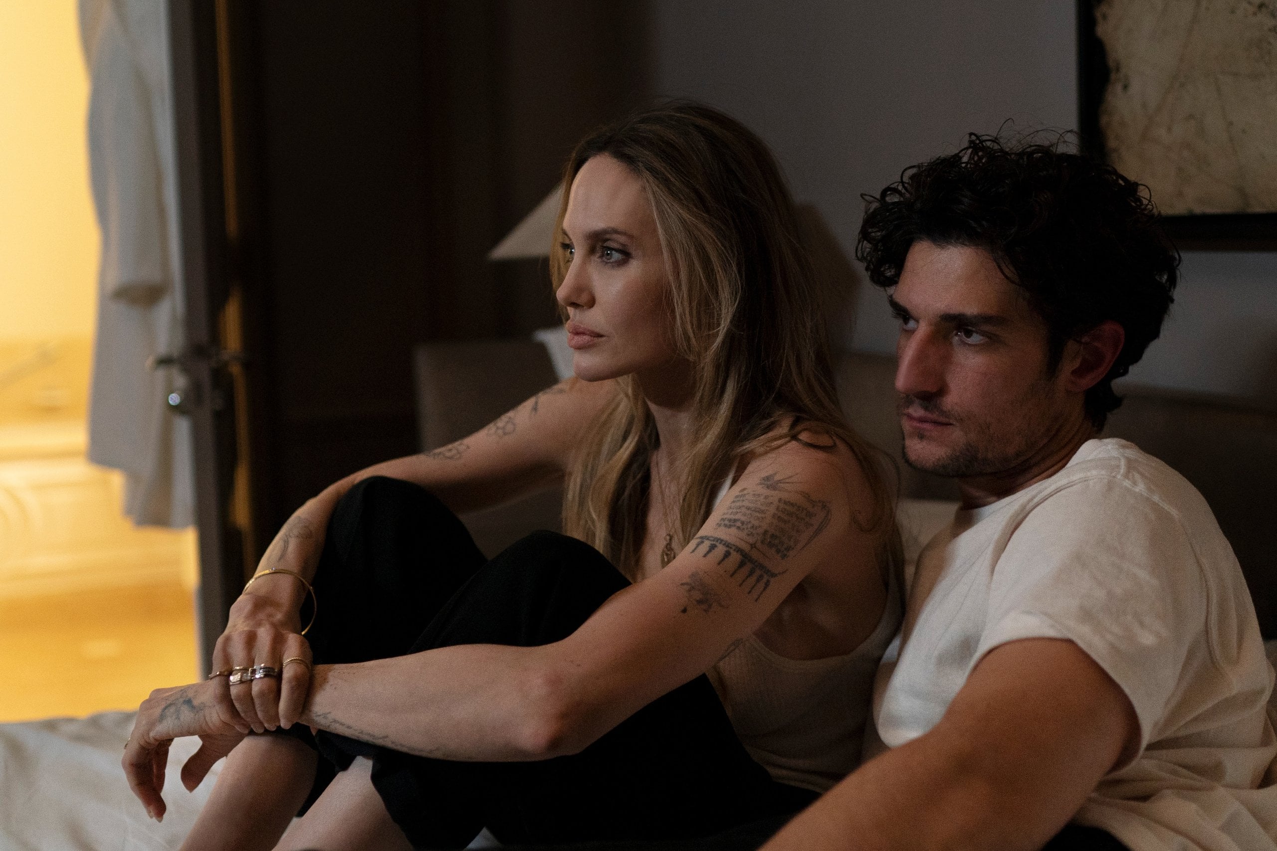 Louis Garrel and Angelina Jolie in "Couture."