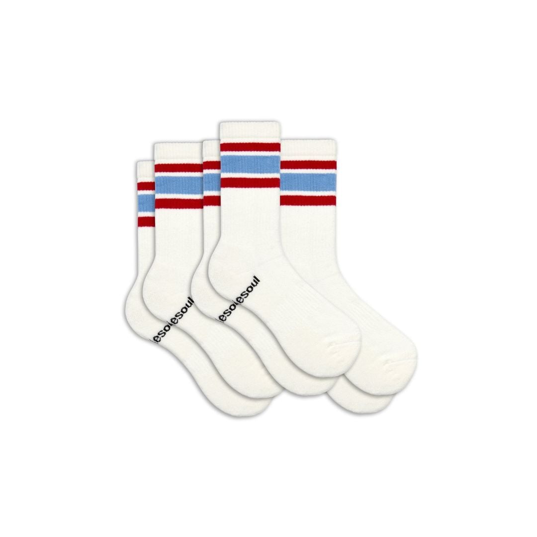 Doublesoul Varsity High Sock 3 Pack Solid