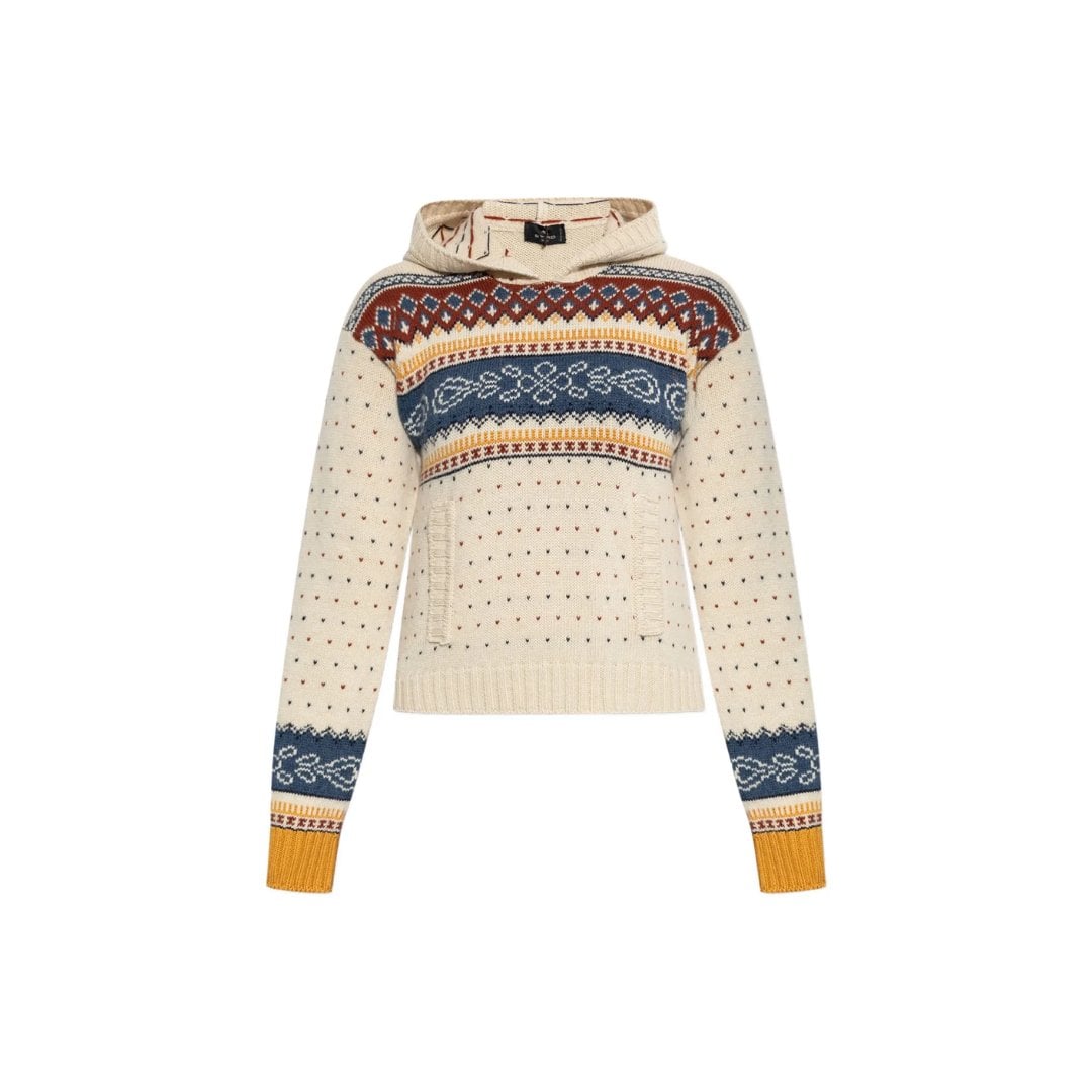 ETRO patterned hooded sweater