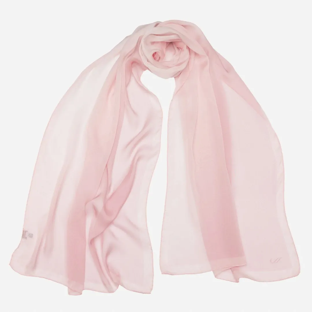 Elizabetta Silk Scarf Shawl in Pink