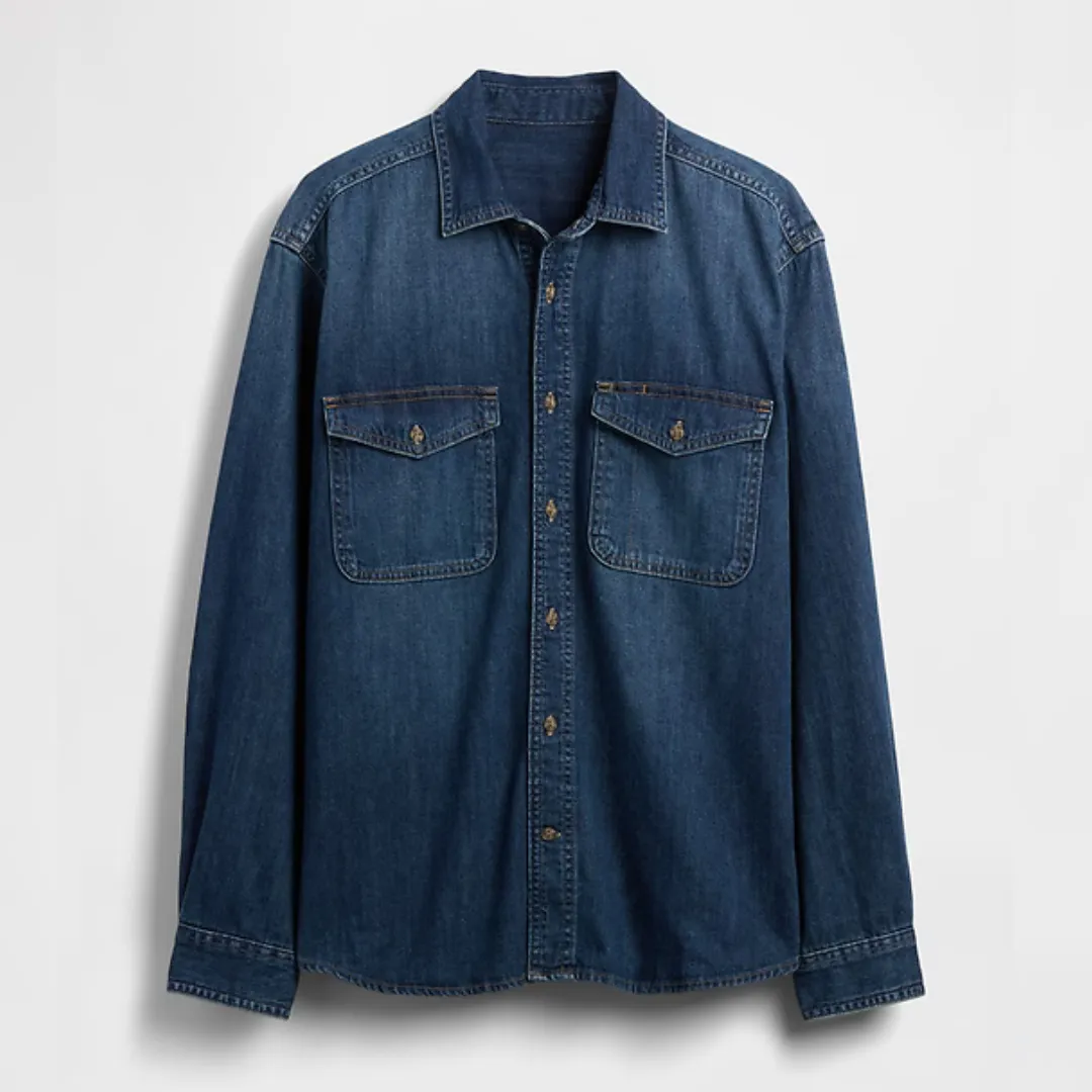 GAP Denim Relaxed Shirt