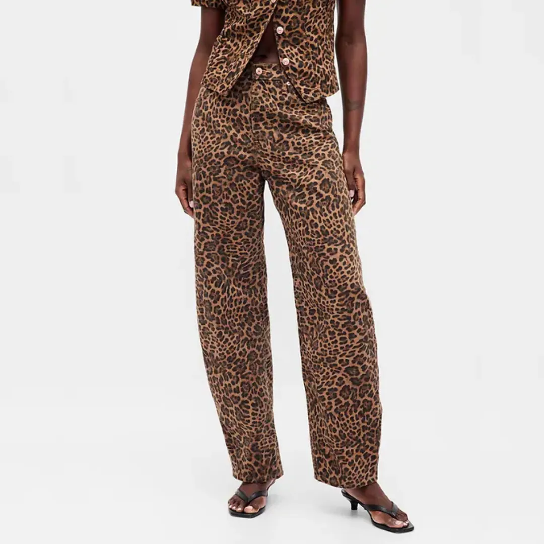 GAP High Rise Barrel Jeans