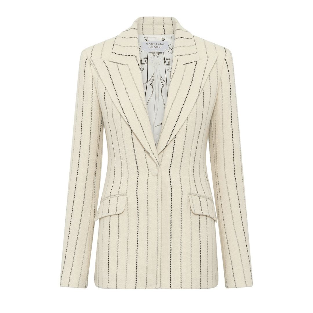 Gabriela Hearst Pinstripe Wool Blazer