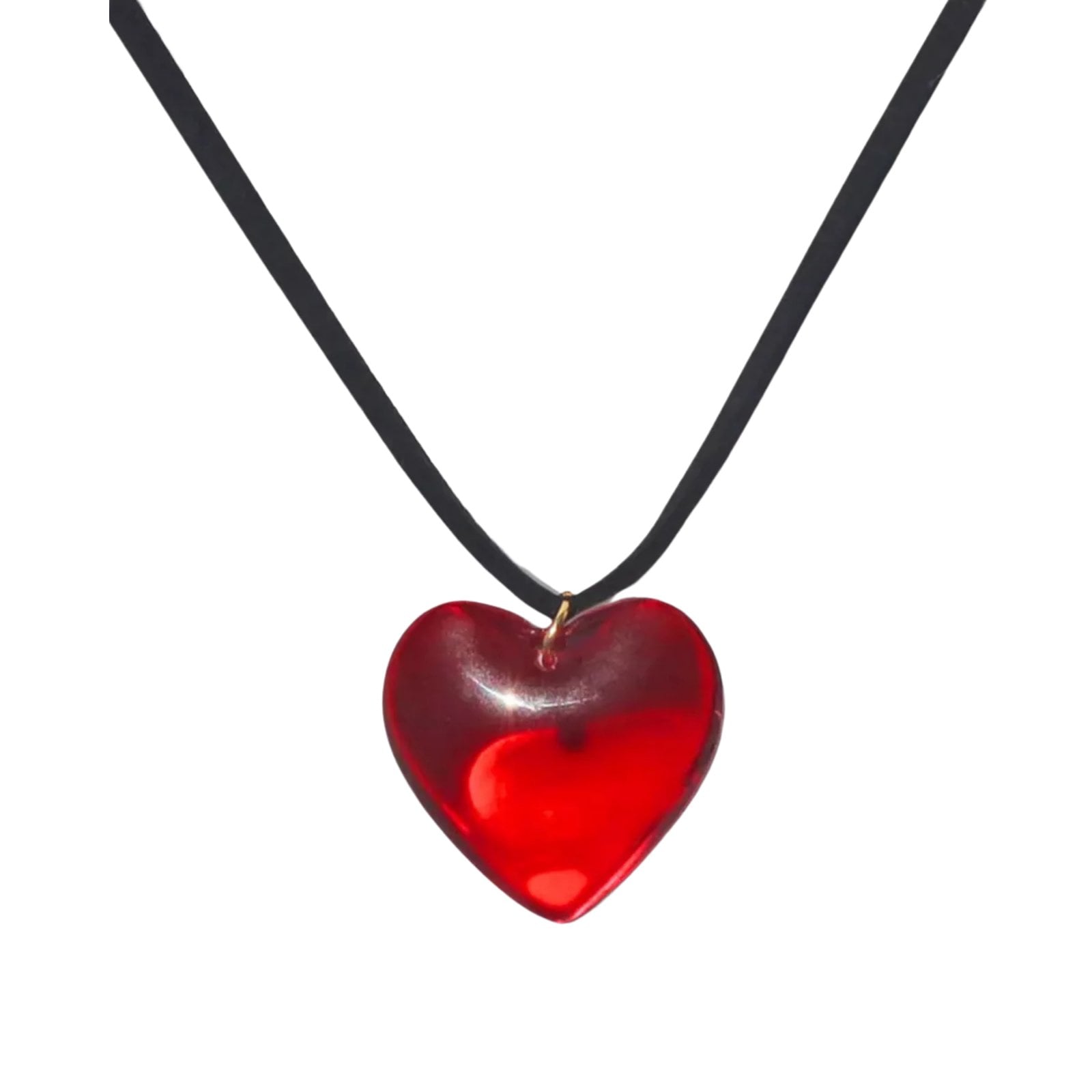 Gemini Jewels Mimi Glass Heart Necklace