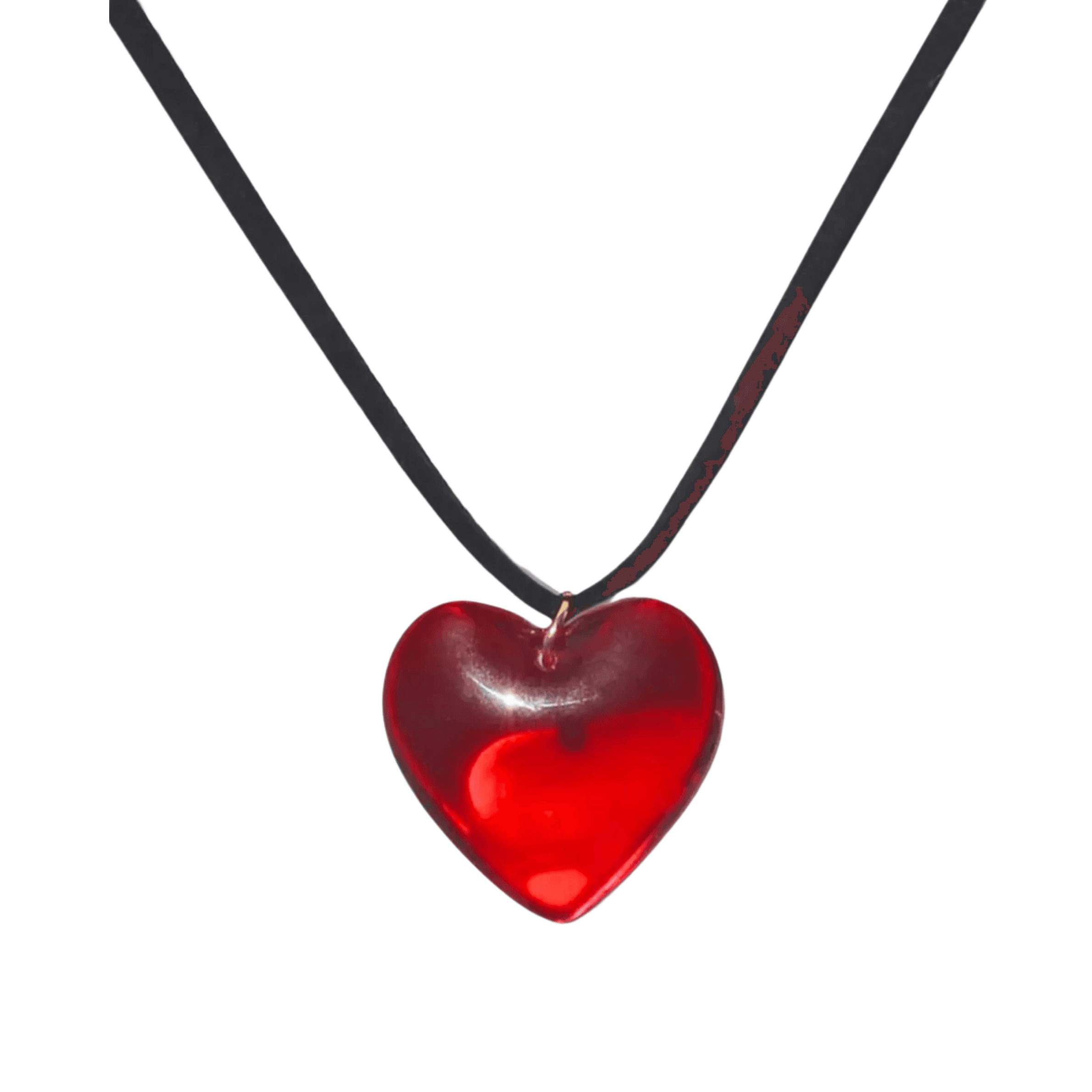 Gemini Jewels Mimi Glass Heart Necklace