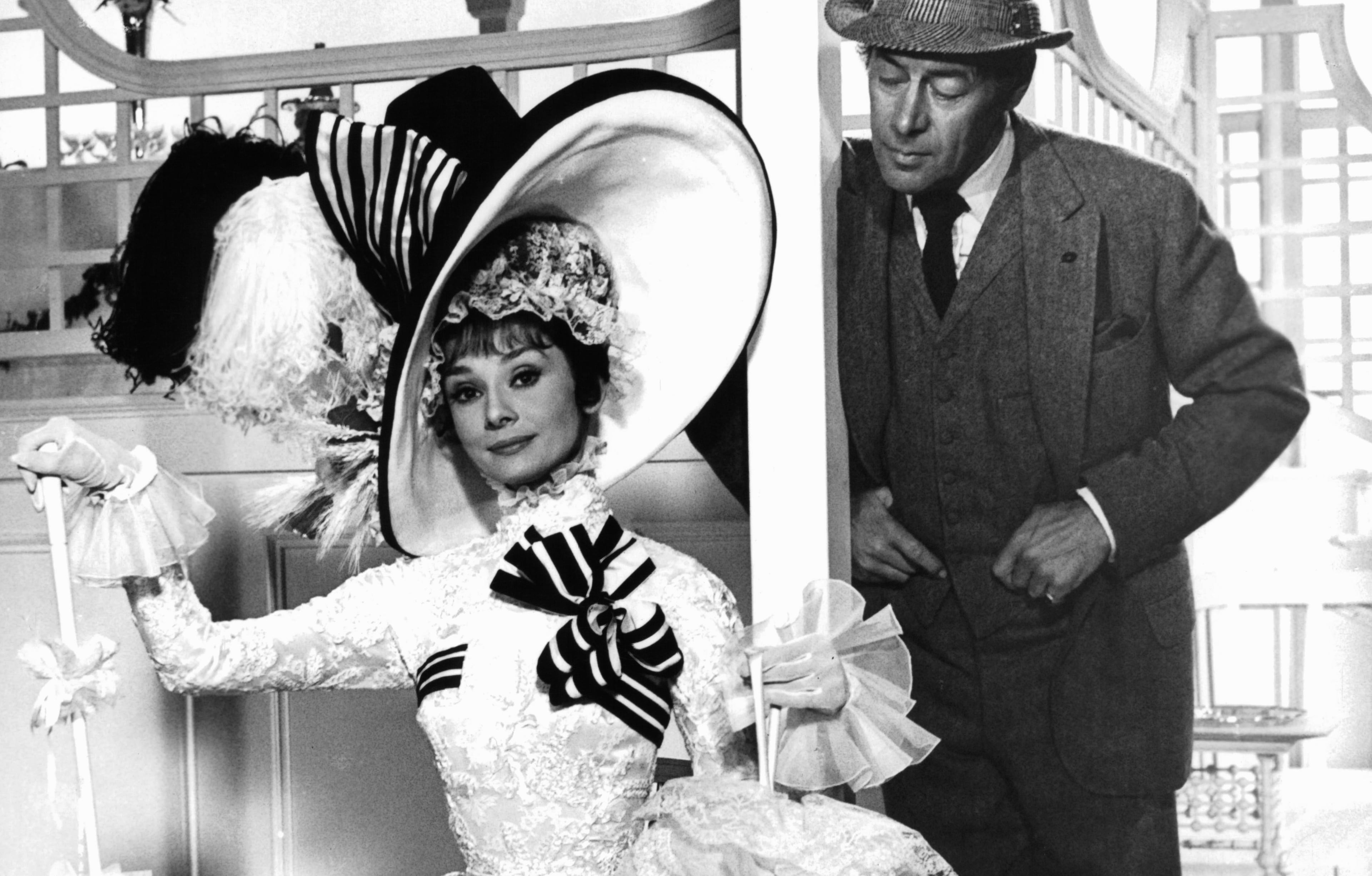Audrey Hepburn And Rex Harrison In "My Fair Lady".