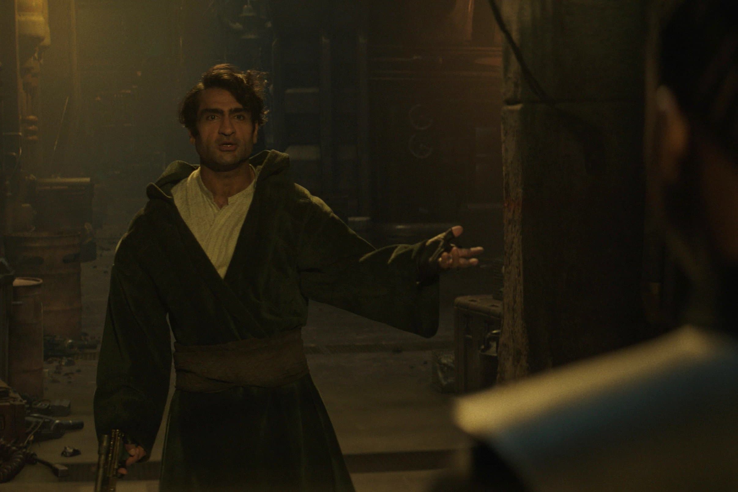 Elliott used a homemade lightsaber he made in his twenties for Kumail Nanjiani's fake jedi character in "Obi-Wan Kenobi."