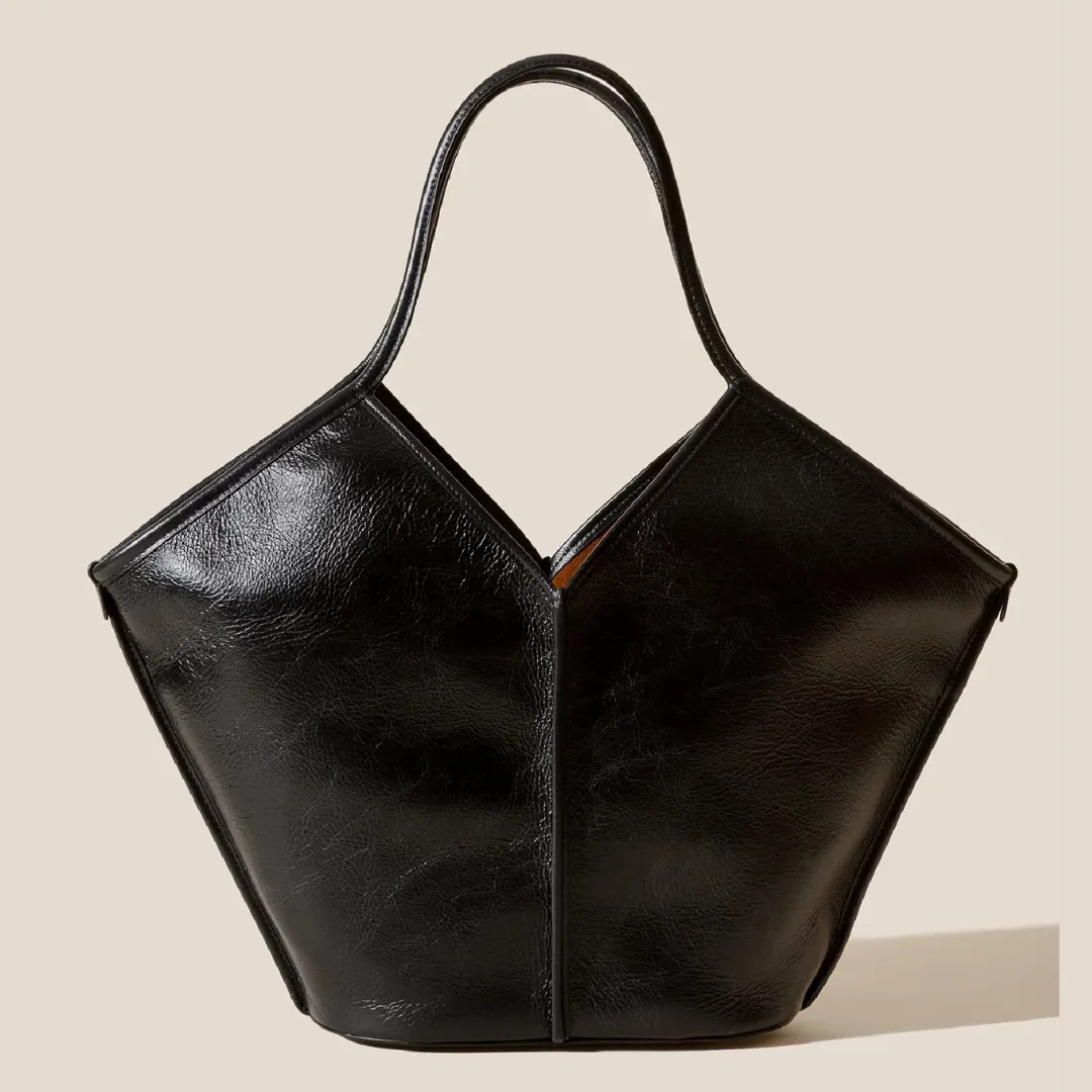 Hereu Callela Distressed Leather Tote Bag