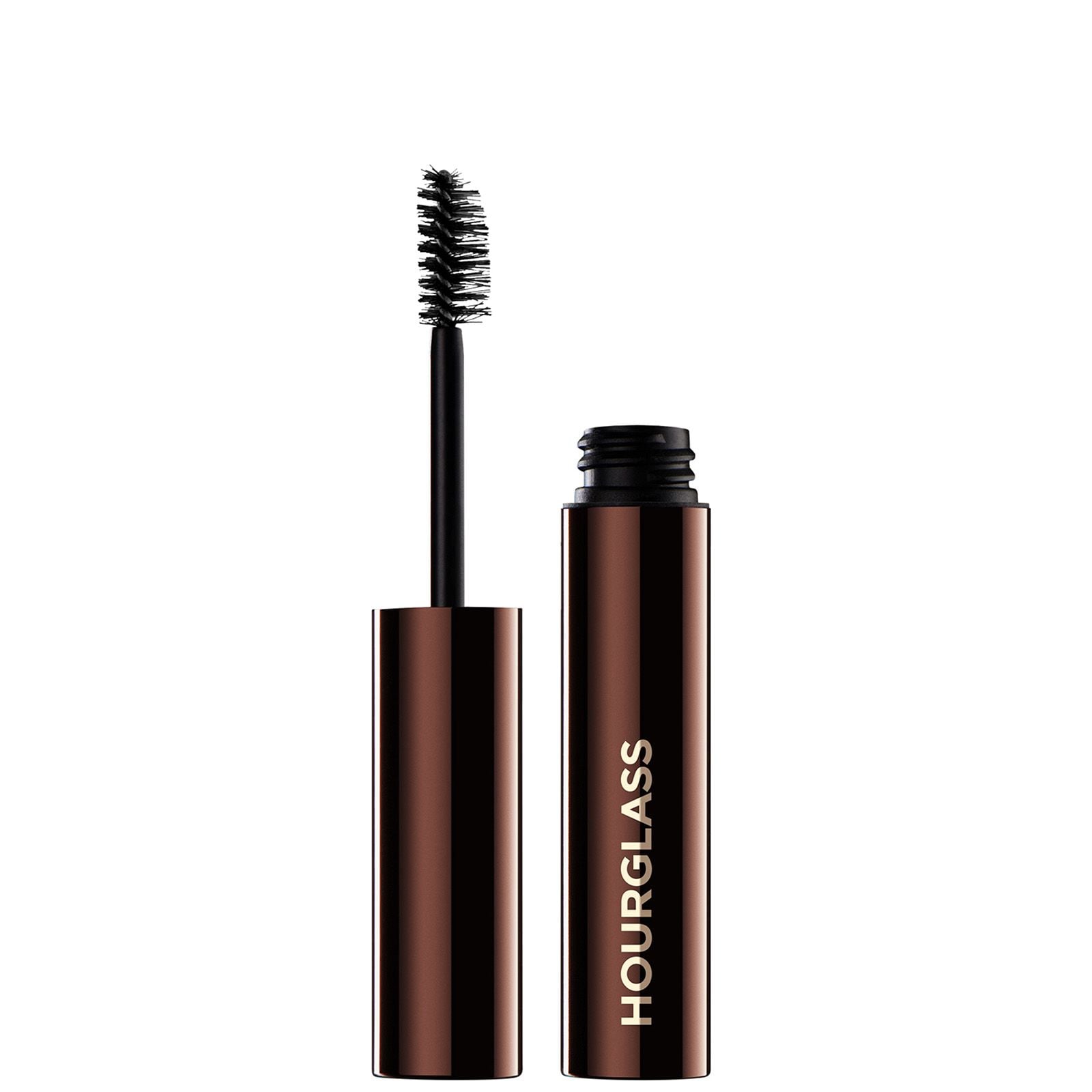 An open tube of Hourglass Arch Brow Shaping Gel