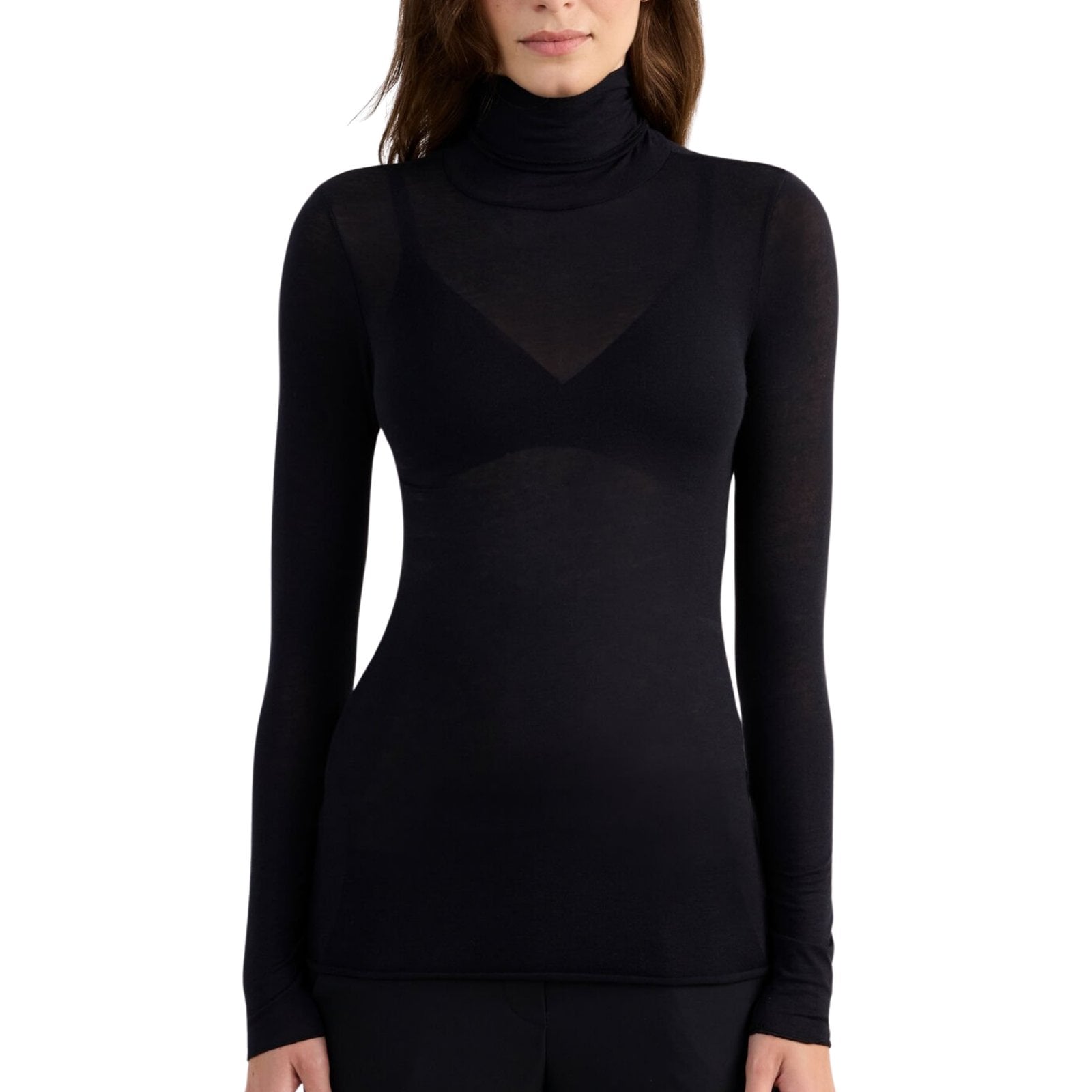 Intimissimi Modal Cashmere Ultralight High-Neck Top